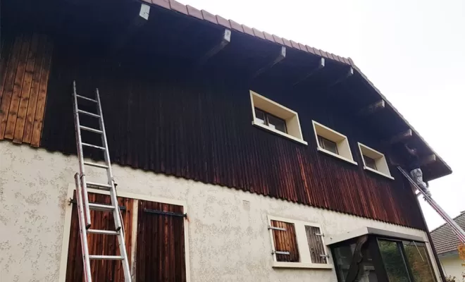 Peinture extérieure bois, Annecy, JORDAN LAFORET RÉNOVATION